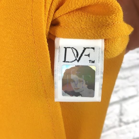 Diane Von Furstenberg Karin Oversized Blouse Top M - Picture 7 of 8